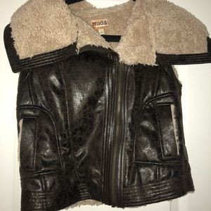Faux fur vest